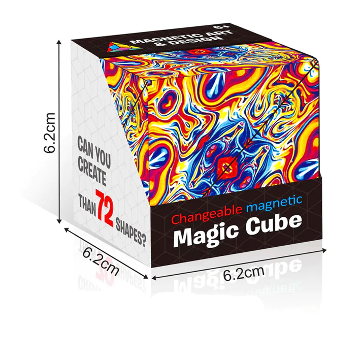 3D MAGIC SHAPESHIFTING CUBE :  CREATE  70+ DIFFERENT DESIGNS