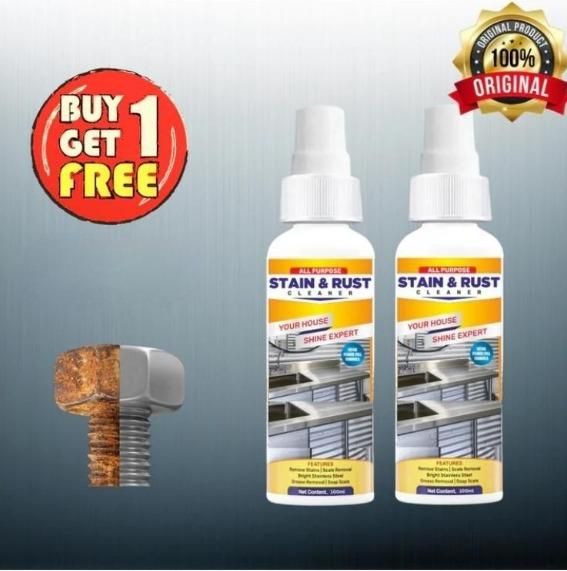 All-Purpose Stain Cleaner & De-rusting Spray- BUY 1 GET 1 FREE