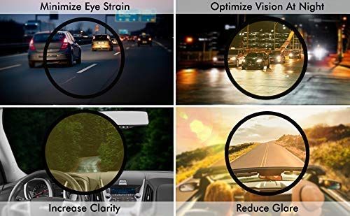 Fidato Day & Night HD Vision Wrap Around Goggles