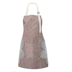 Kitchen Apron for Women with Big Front Pocket Hand-Wiping Waterproof Apron for Kitchen