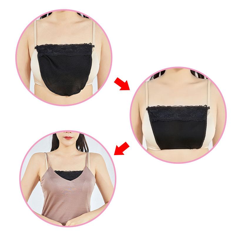 Mock Camisole (Set Of 3) - Wear Low-Cut Dresses & Blouses Easily