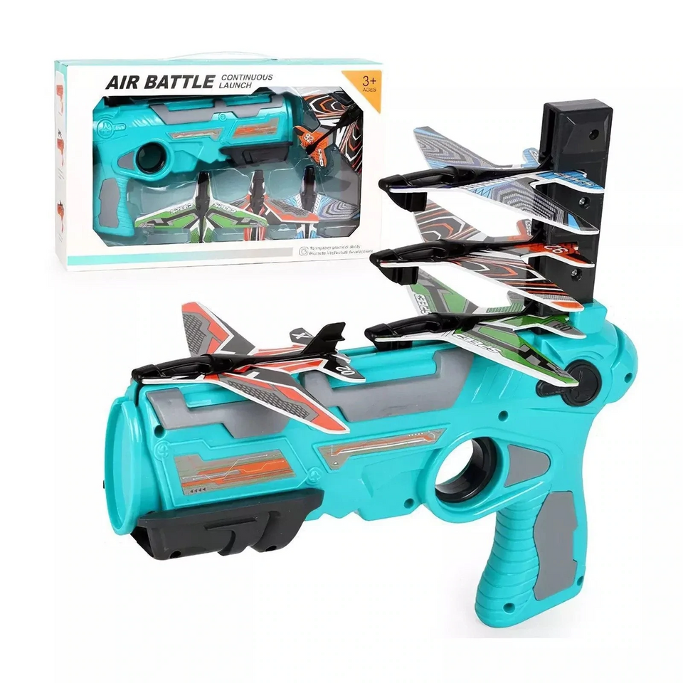 Catapult Airplane Toy With Gliders