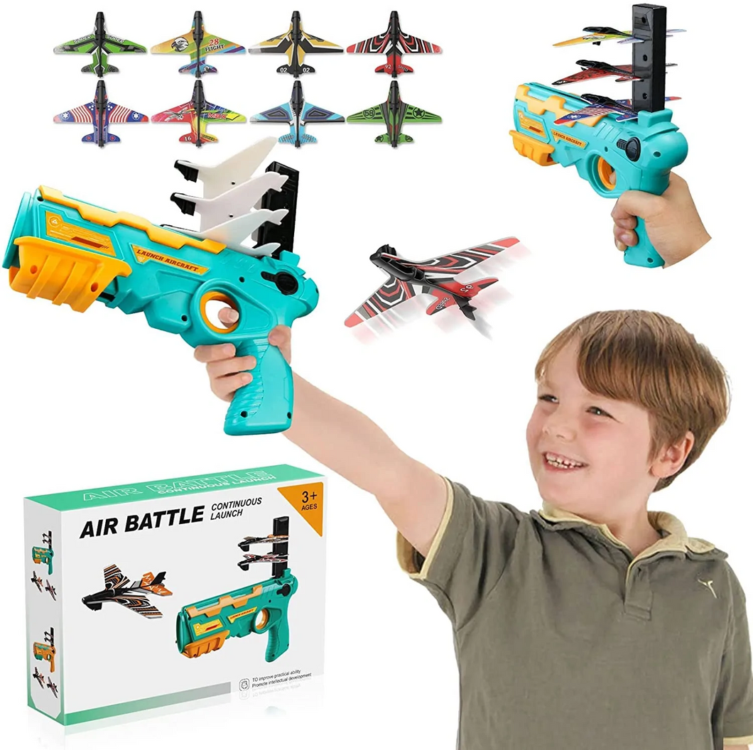 Catapult Airplane Toy With Gliders