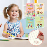 Magical Reusable Writing Workbooks  - Set of 4 With Free Pen